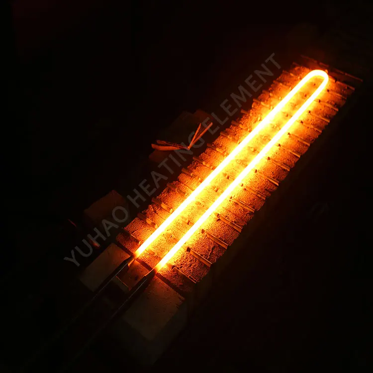 YUHAO 1700C U-образный Mosi2 Электрический стоматологический нагреватель высокой чистоты используемый на муфельной