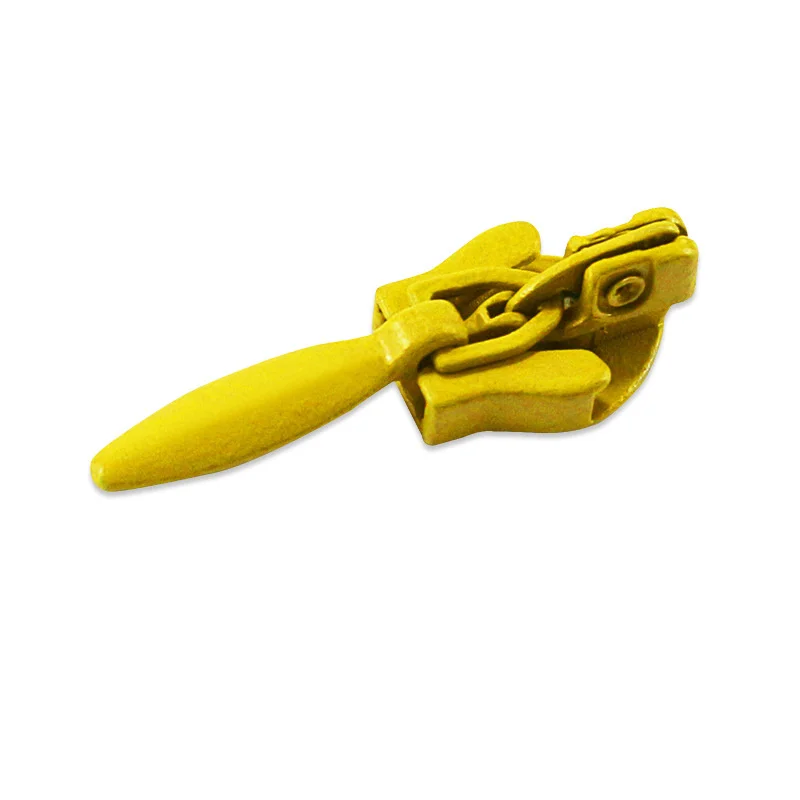 SAS Invisible Zipper Pull Auto Lock Slider Heads For Dress Skirt Custom Logo Sliders Invisible Zip Head