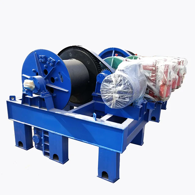 200m Wire Rope 15 Ton 30 Ton Heavy Duty Marine Pulling Slipway Electric Boat Winch For Sale