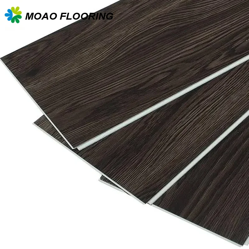 8mm high quality luxury waterproof vinyl tile v groove click lock underlayment pvc plastic flooring lvp vinyl plank spc flooring