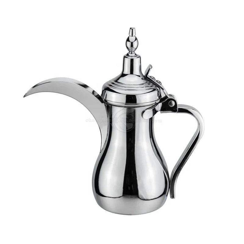 Dubai high quality golden single stainless steel arabic coffee pot thermo jug