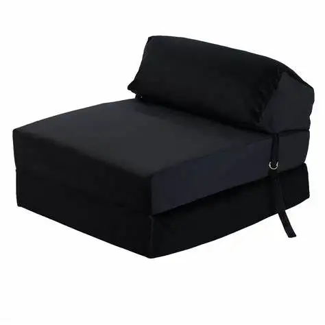 Custom Block Foam Folding Chair Bed Guest Futon In/Outdoor Long Twin Size Sleeper Chair Folding Foam Bed