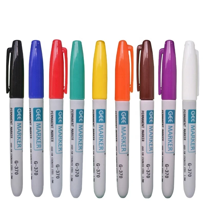 geemarker fine point permanent marker used for stainless steel  G-370   1.0mm