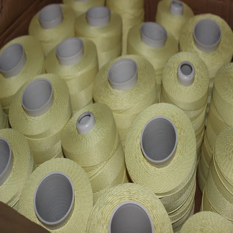 Custom High temperature resistance para aramid sewing thread Twaron aramid yarn factory