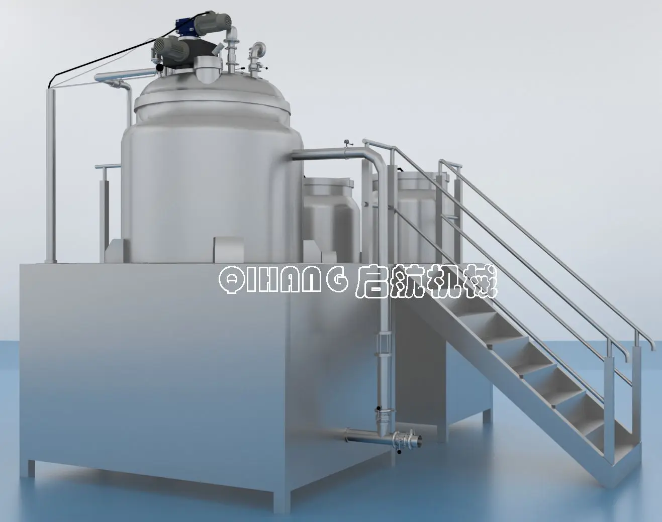 Factory Price Automatic Vacuum Homogenizing Emulsifier Gel Making Machine chemical Machinery Equipment  Vacuum Emulsifier