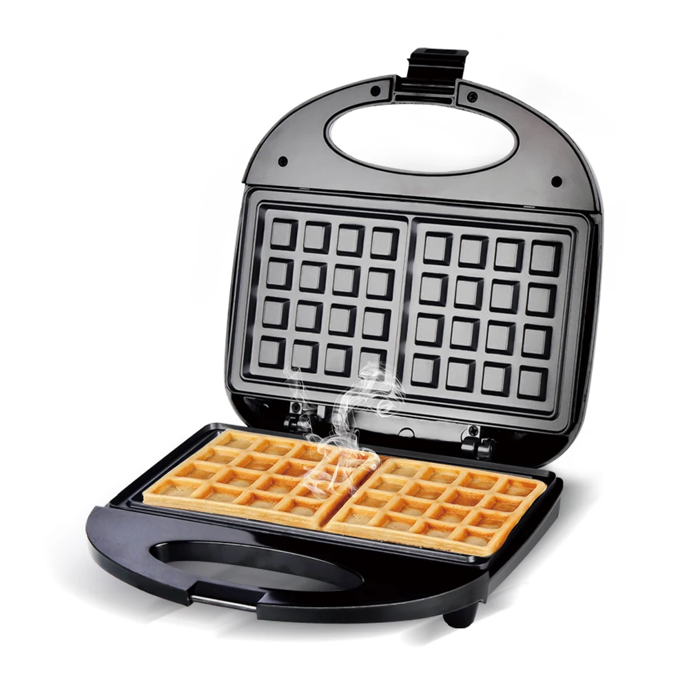 Sokany 110v-240detachable Grill Sandwich Maker 2 Slice Breakfast Toaster Waffle Maker Machine Stainless Steel Electric CE ROHS