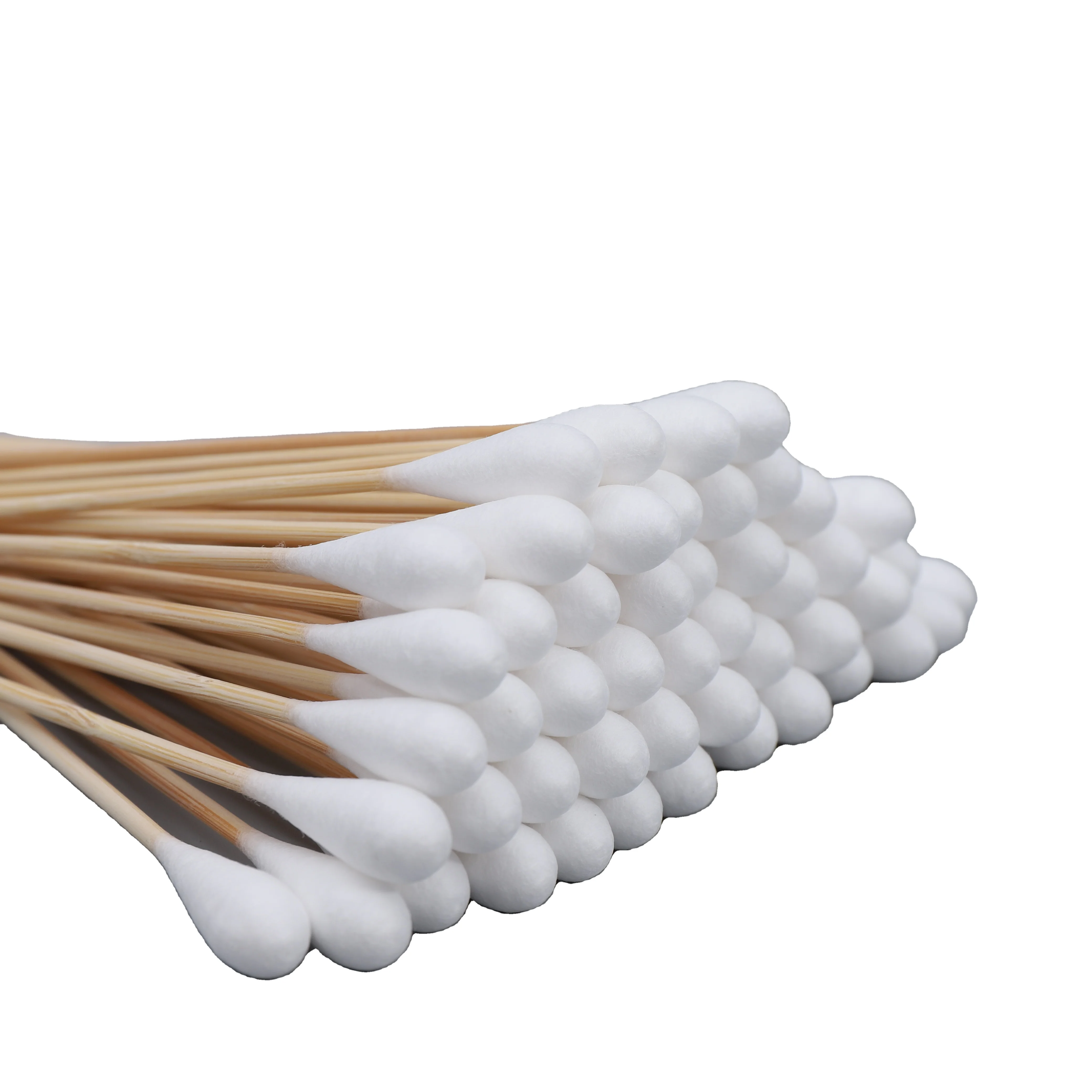 plastic oem makeup ECO friendly flocked tip hotel iodine foam giant large head medical applicator cotton bud swabs in bulk