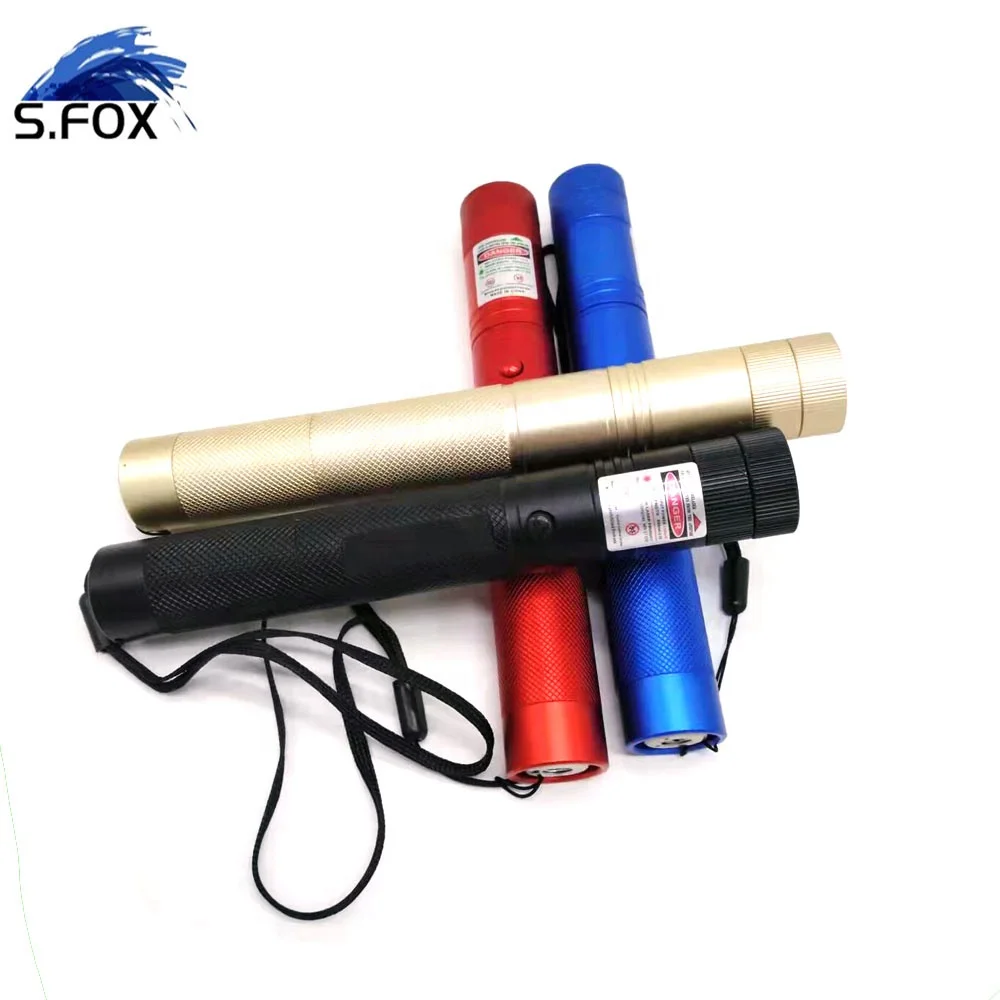 High Quality Bright Light Rechargeable Red Blue Green Laser Pointer 303