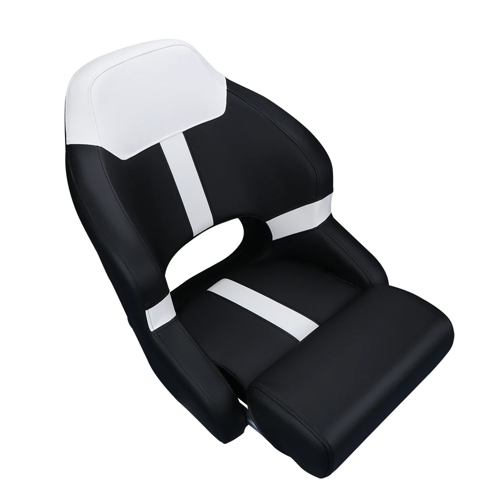 Luxury boat parts Marine Folding Boat Seat Uv Resistant Boat Upholstery Seat Deluxe Helm Flip Up Bolster Seat