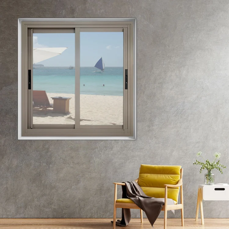 7 days delivery 12 colors choose insulation Impact resistance waterproof 3 tracks aluminium sliding double glazed home windows