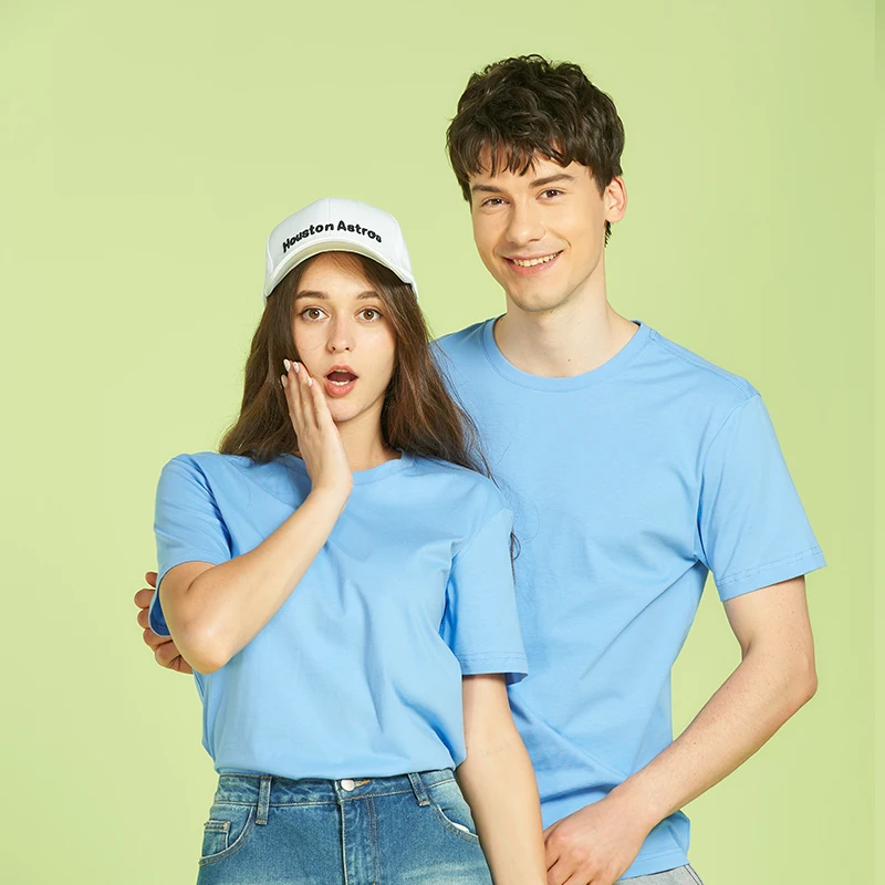 
Logo Printing 100% Cotton Round Neck Short Sleeve High Quality White Tshirts Crazy Shirts Top For Sale 