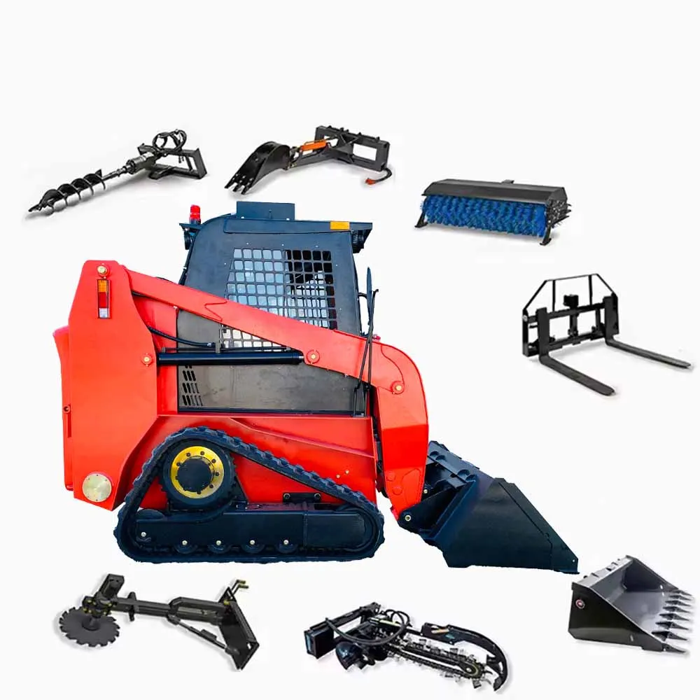 Free Shipping Mini EPA CE Small skid steer Euro 5 Smallest 360kg 460kg Minicargador Skid steer Loader