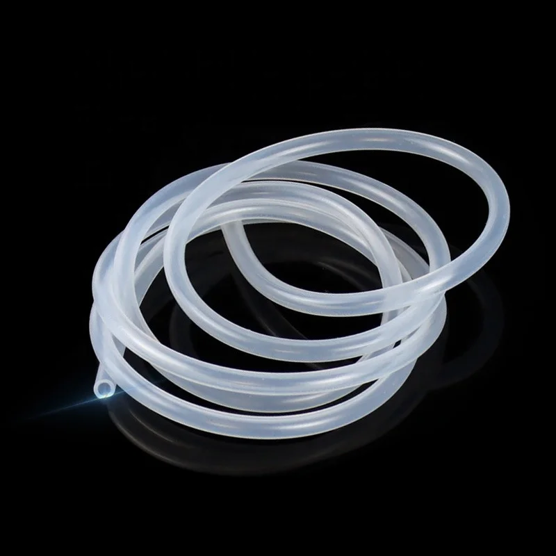 OD8Mm ID5Mm 8*5 Black Blue Green Yellow Red Color High Temperature Clear Silicone Rubber Hose Tube Pipe Medical