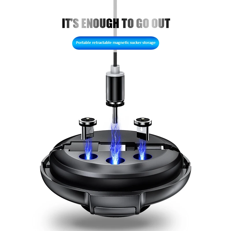 3-in-1 Multifunction Magnetic sucker with Stand expansion wire