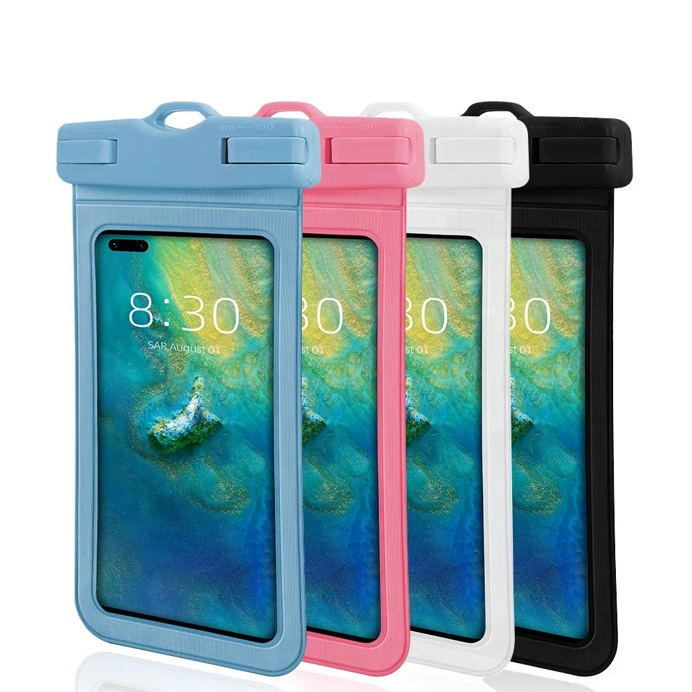 2021 New Mobile Phone Water proof Bag For Under 7.2 inches Smart Phone Universal Swim 30M Underwater PVC IPX8 Waterproof Case