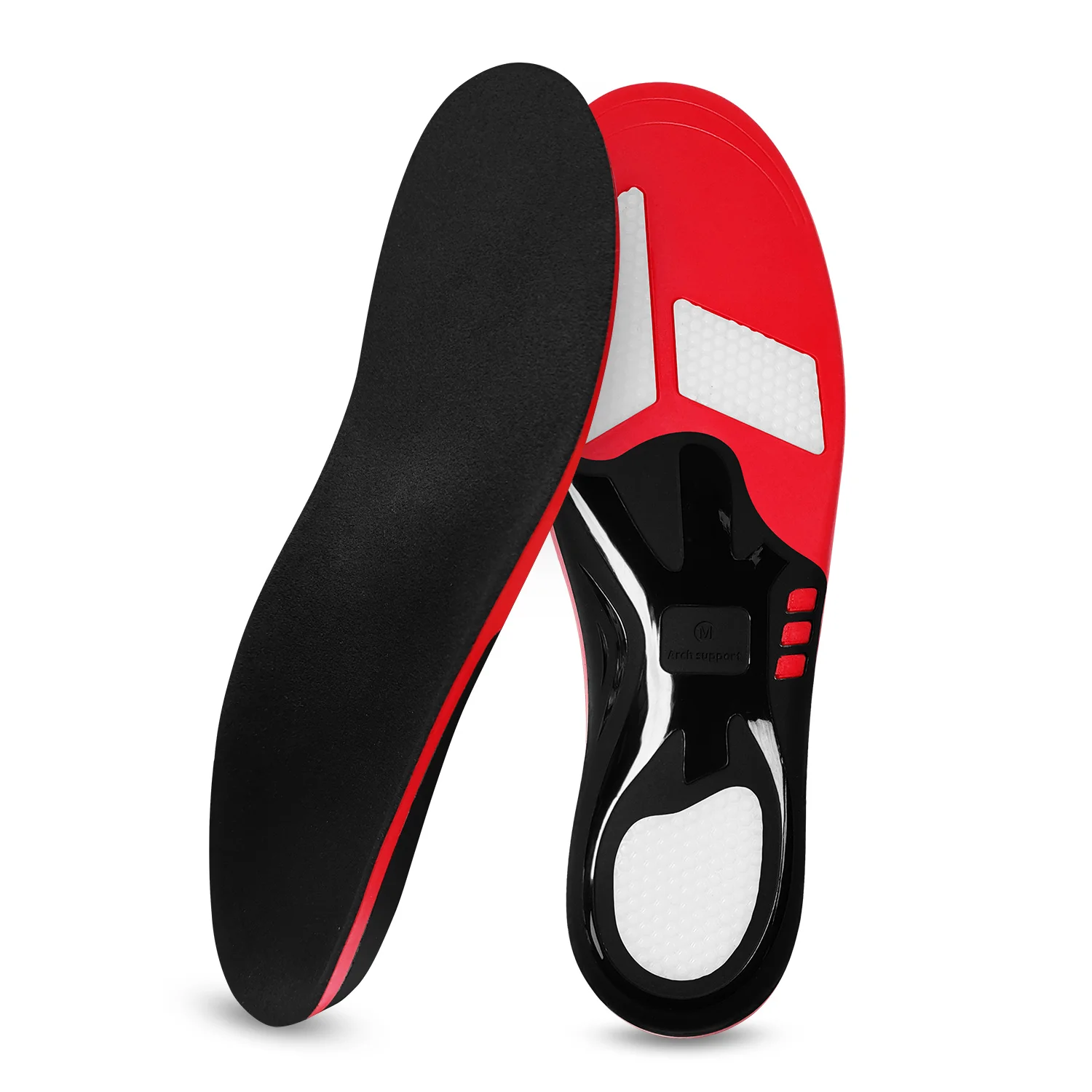 Premium Pu Gel Cushion Orthotic Insoles Shock Absorbing Comfort Arch Support Plantar Fasciitis Einlegesohlen