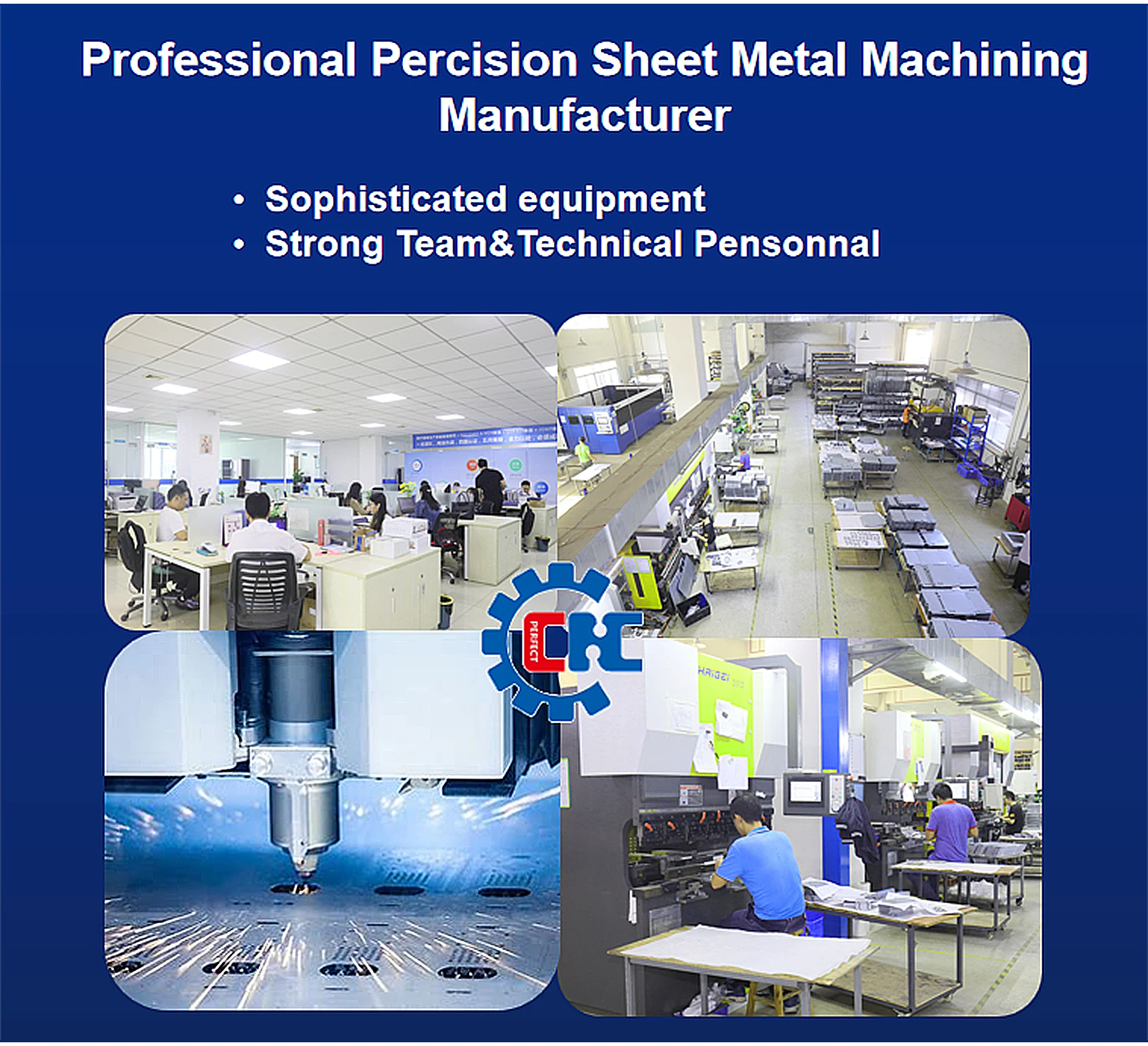 OEM sheet metal chassis processing perforated sheet metal part anodized aluminum laser service Steel Sheet Fabrication