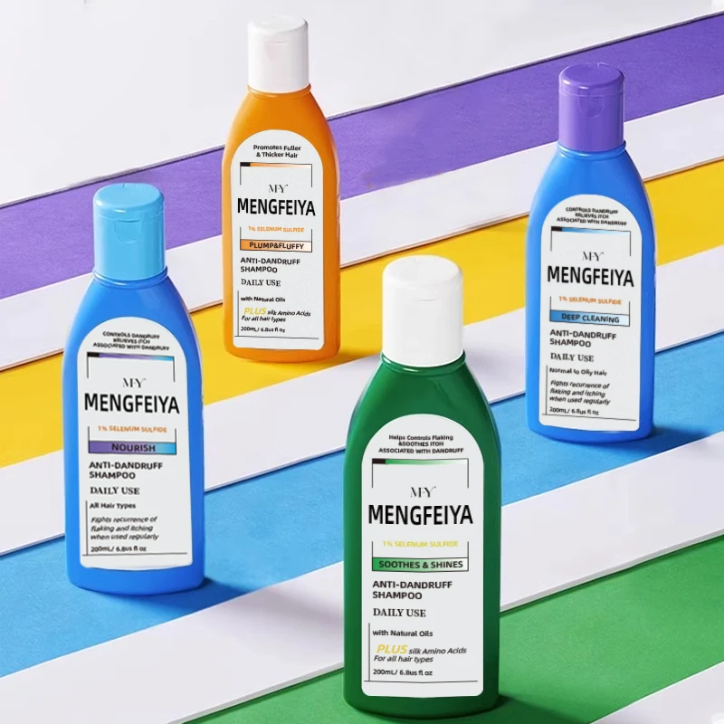 Containing Selenium Sulfide 1% Mint Professional Anti-Dandruff Shampoo Severe Dandruff Cleansing Shampoo Factory Wholesale