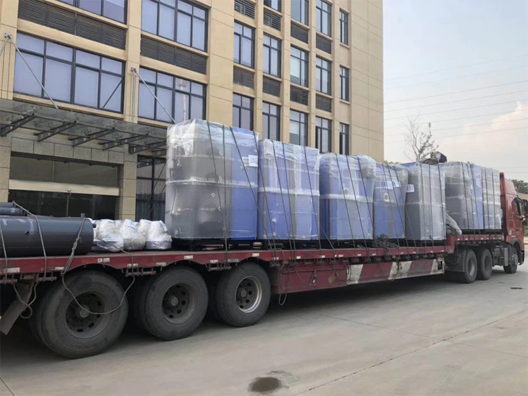 wood boiler delivery