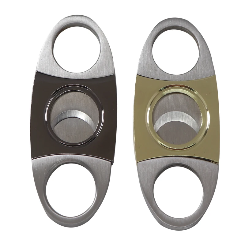 Премиум Нержавеющая сталь двойной нож для сигар острый стол ножницы инструменты курения