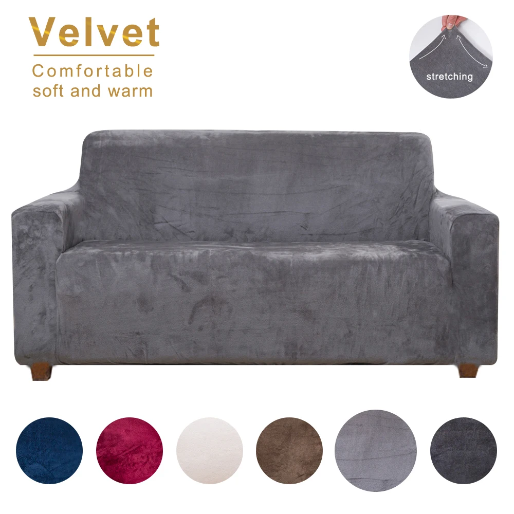 
Wholesale Furniture Protector Pet Dog Double Seat Minky Sofa Cover for Chair Gary 