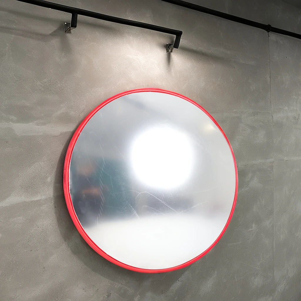 Large Round Outdoor Mirror Blind Spot Mirror For Driveways Stores Office