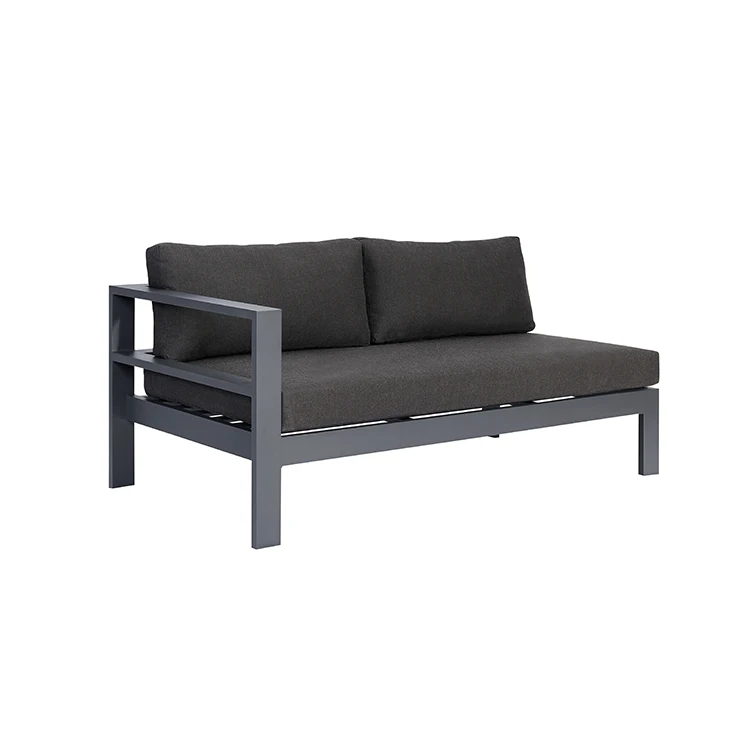 Modern Hotel Used Metal Outdoor Indoor Slats Patio Sofa Set Garden Sofa Aluminum Frame for Sofa