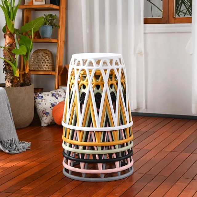 Chinese Factory Price Laundry Basket Stackable Chair Small Table All In One for Outdoor And Indoor