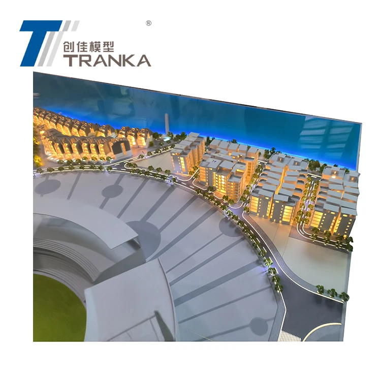 1/100 beach resort miniature design building model for export