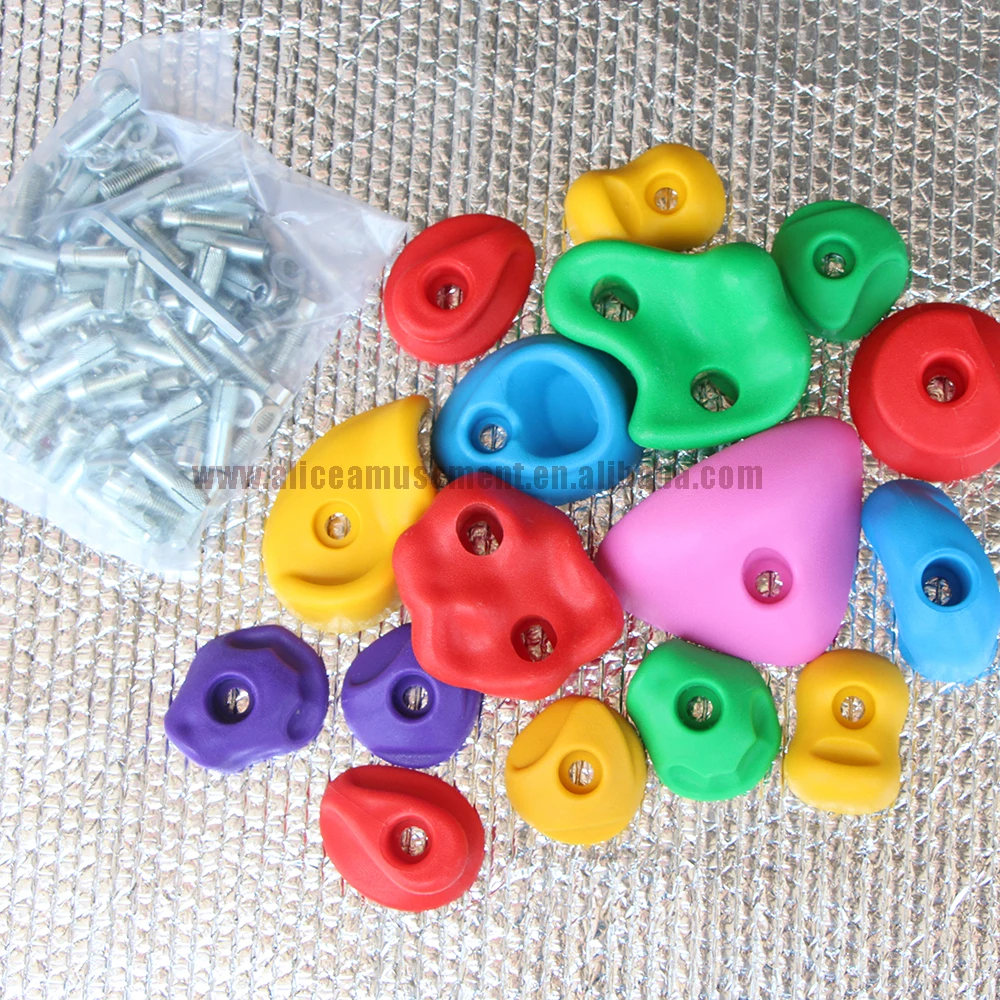Climbing Holds Rock Holds Anti-skid Climbing Mounting Hardware Playground Equipment Outdoor Climbing Wall Holds for Kids