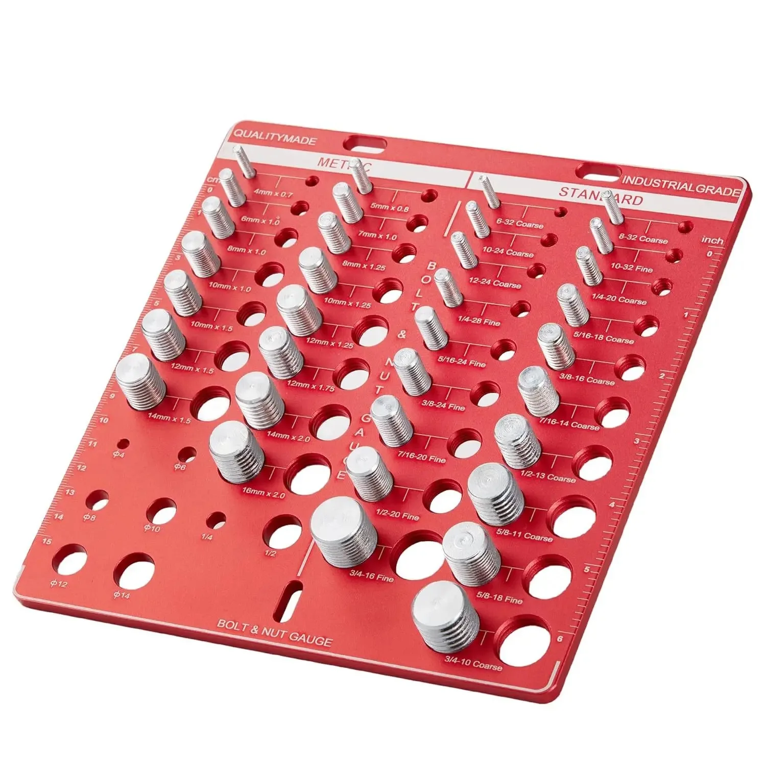 Hot Sale New Arrival Nut Bolt Thread Checker Screw Measure Gauge CNC Wire EDM Various Colors OEM Standard Ruler for Metric Bolt
