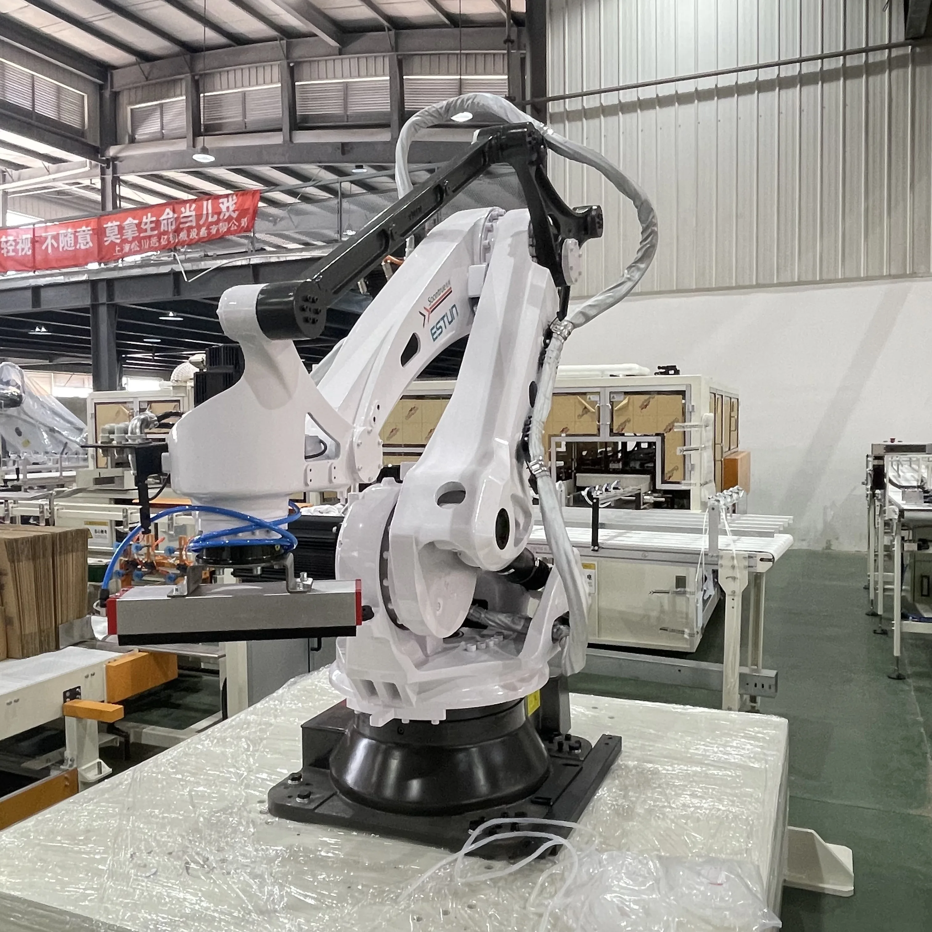Soontrue High Productivity full automatic Servo drive Auto robot palletizer Machine System