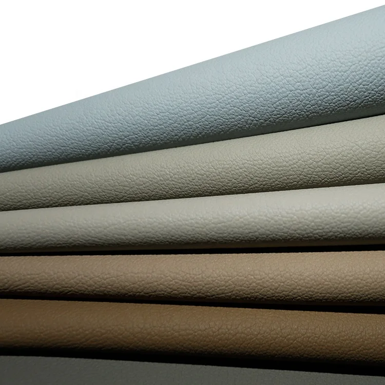 In Stock Leather Fabric Soft Feeling Abrasion-resistant Litchi Grain Texture Faux LeatherYS