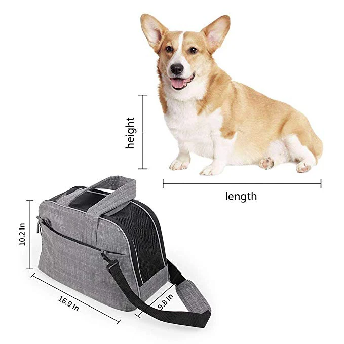 Pet Travel Carriers Portable Travel Bag for Puppy Cats and Small Pets Airline Approved