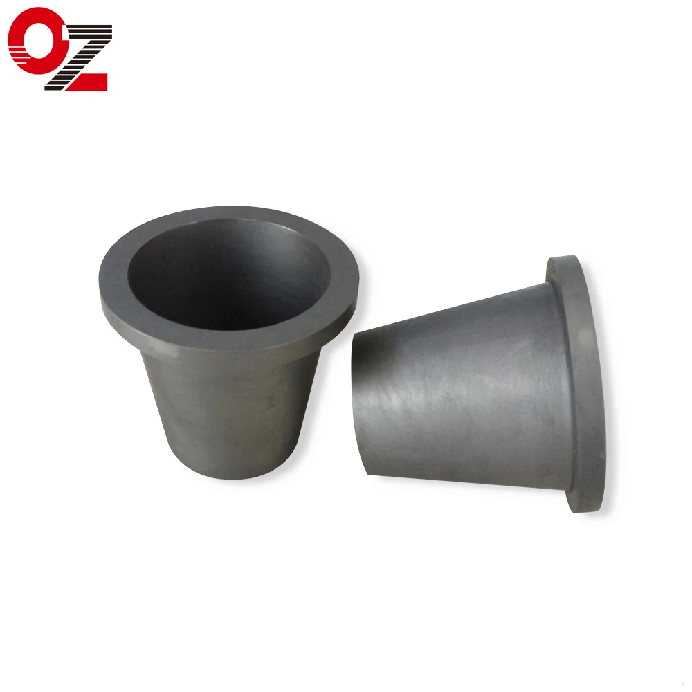 Как запрошено высота высокая термостойкость графитовый тигель для литейного производства