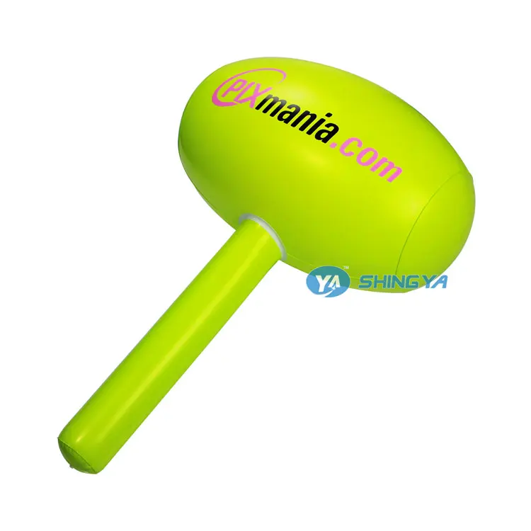 wholesale plastic inflatable hammer inflatable toy for promotional gift(BSCI factory)
