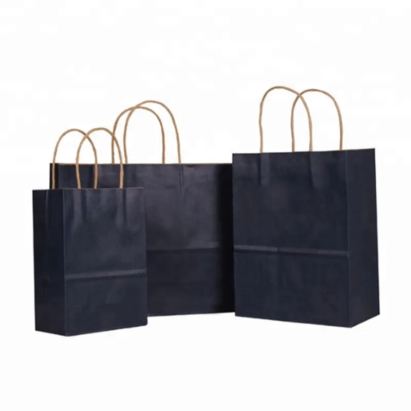 Профессиональные перерабатываемые пользовательские бумажные пакеты из крафт-бумаги экологически чистые упаковочные для покупок