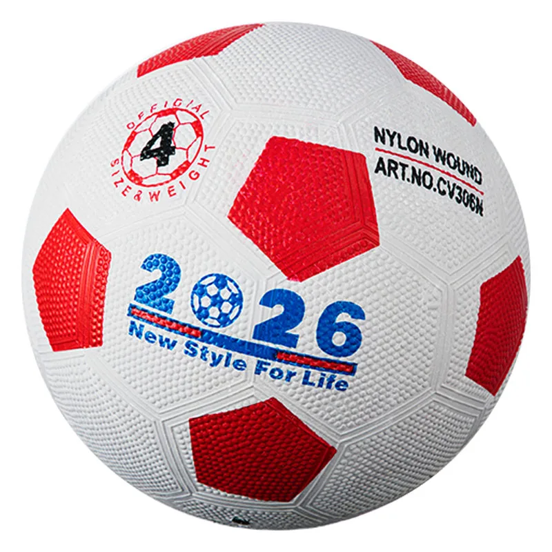 Low-Priced Custom Wholesale Soccer Ball Rubber Ball Size 2/3/4/5 for Training Made from PU PVC TPU for Children and Adults