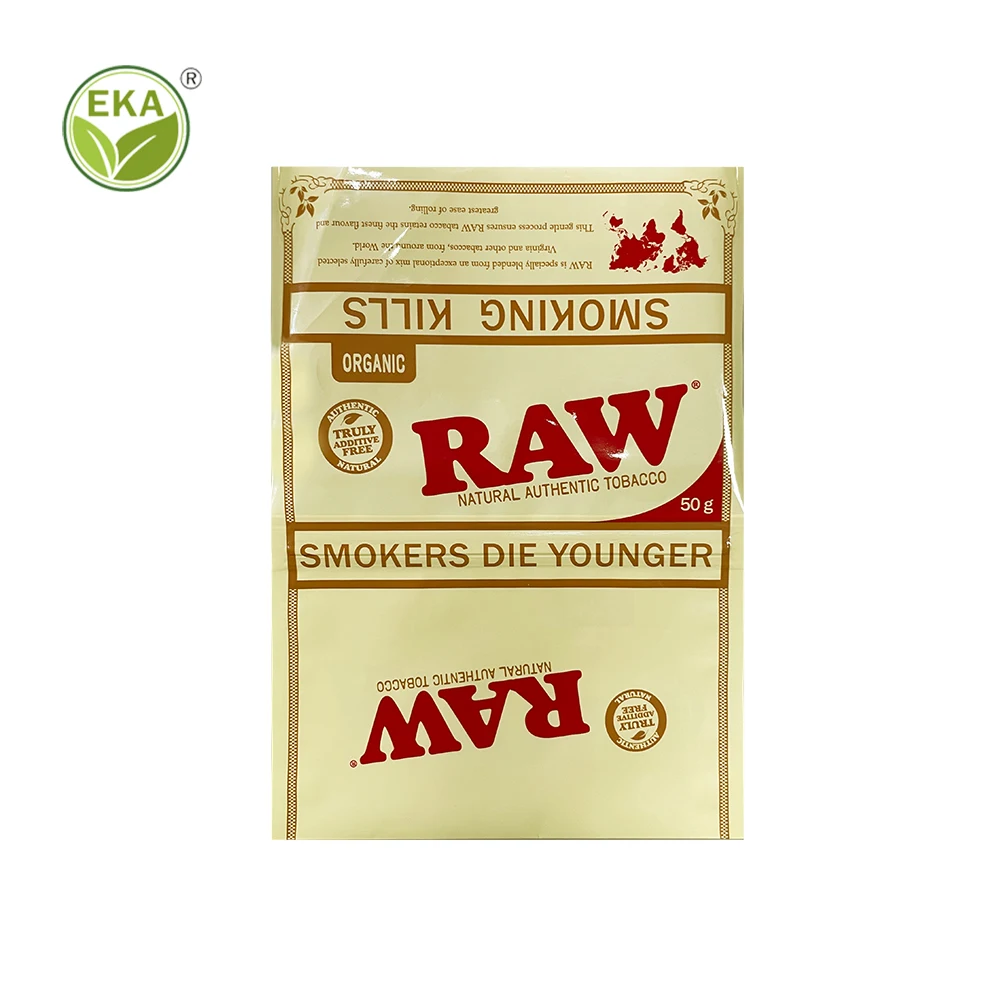 Smell Proof Heat Seal Cigar Aluminum Foil Smoking Hermetic Tobacco Bag Rolling Tobacco Pouch Bag
