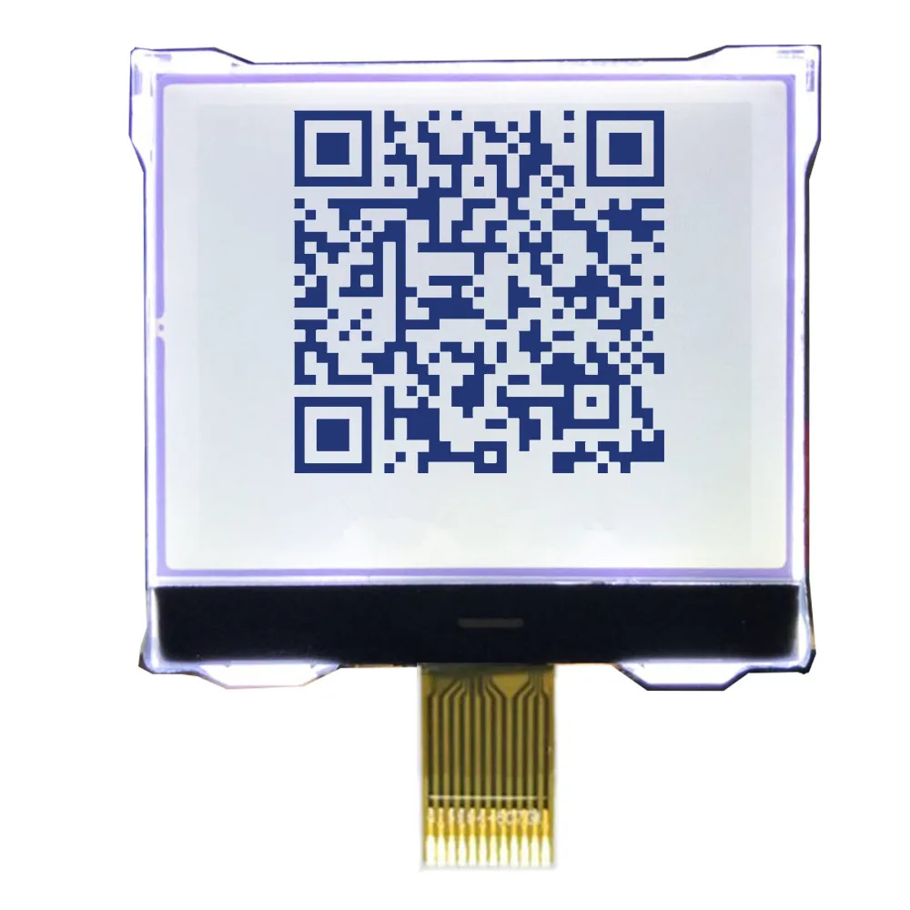 custom size 2.1 inch 128x64 monochrome lcd graphic lcd display