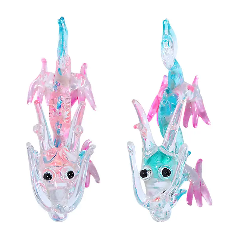 Wholesaler Couple Dragon Pixiu Art Figurines Money Drawing 3D Animal Glass Craft