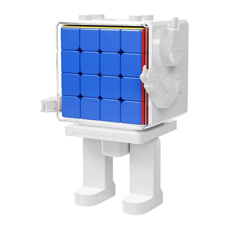 New Meilong 3M Magnetic Magic Cube with Cube Robot For Stickerless Cute Speed Puzzle Cubes Toy