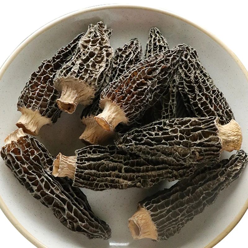 Съедобные сушеные грибы, морчелла, дикий гриб