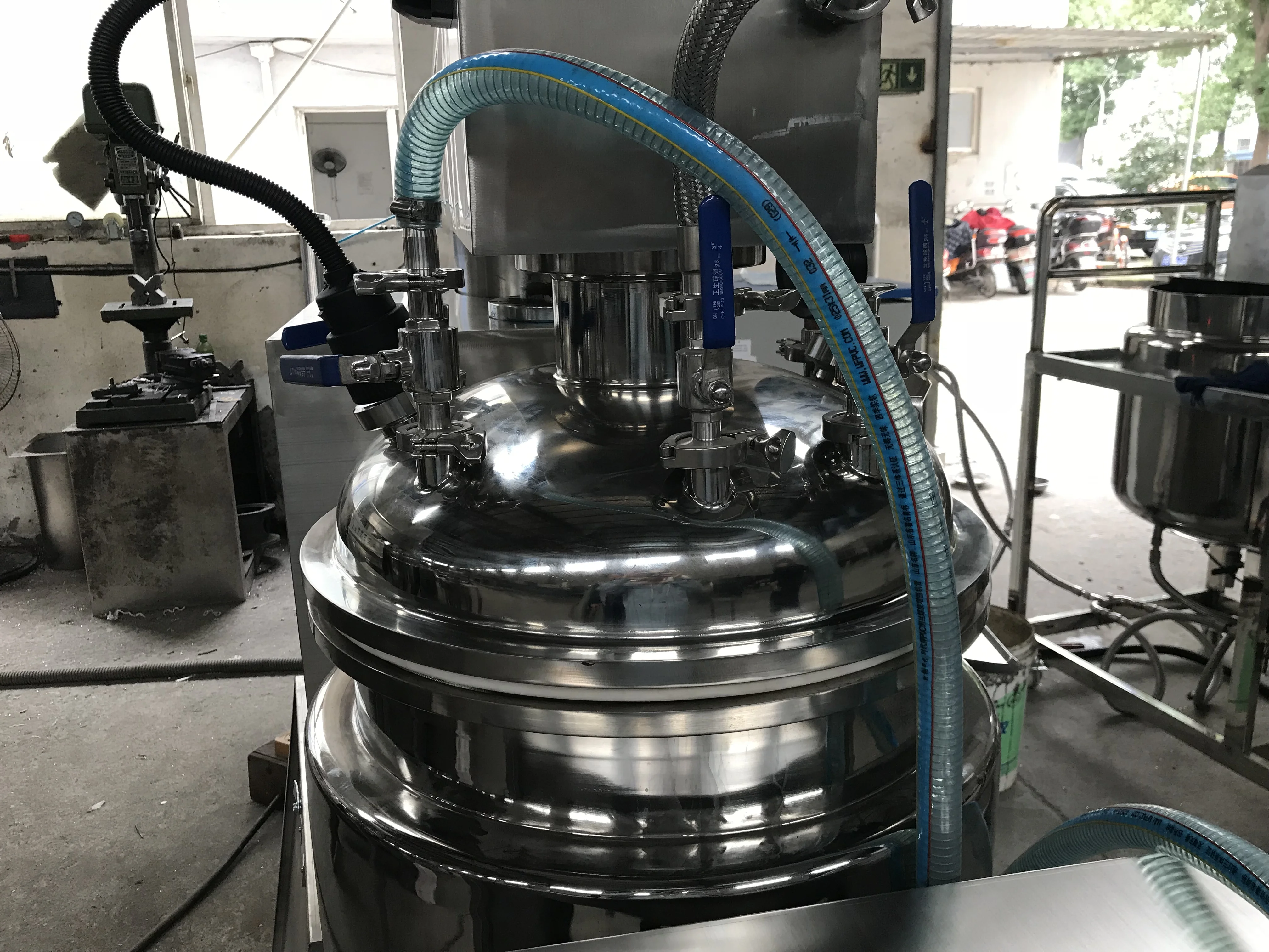 emulsion mixer facial cream making machine liquid detergent mixing machine