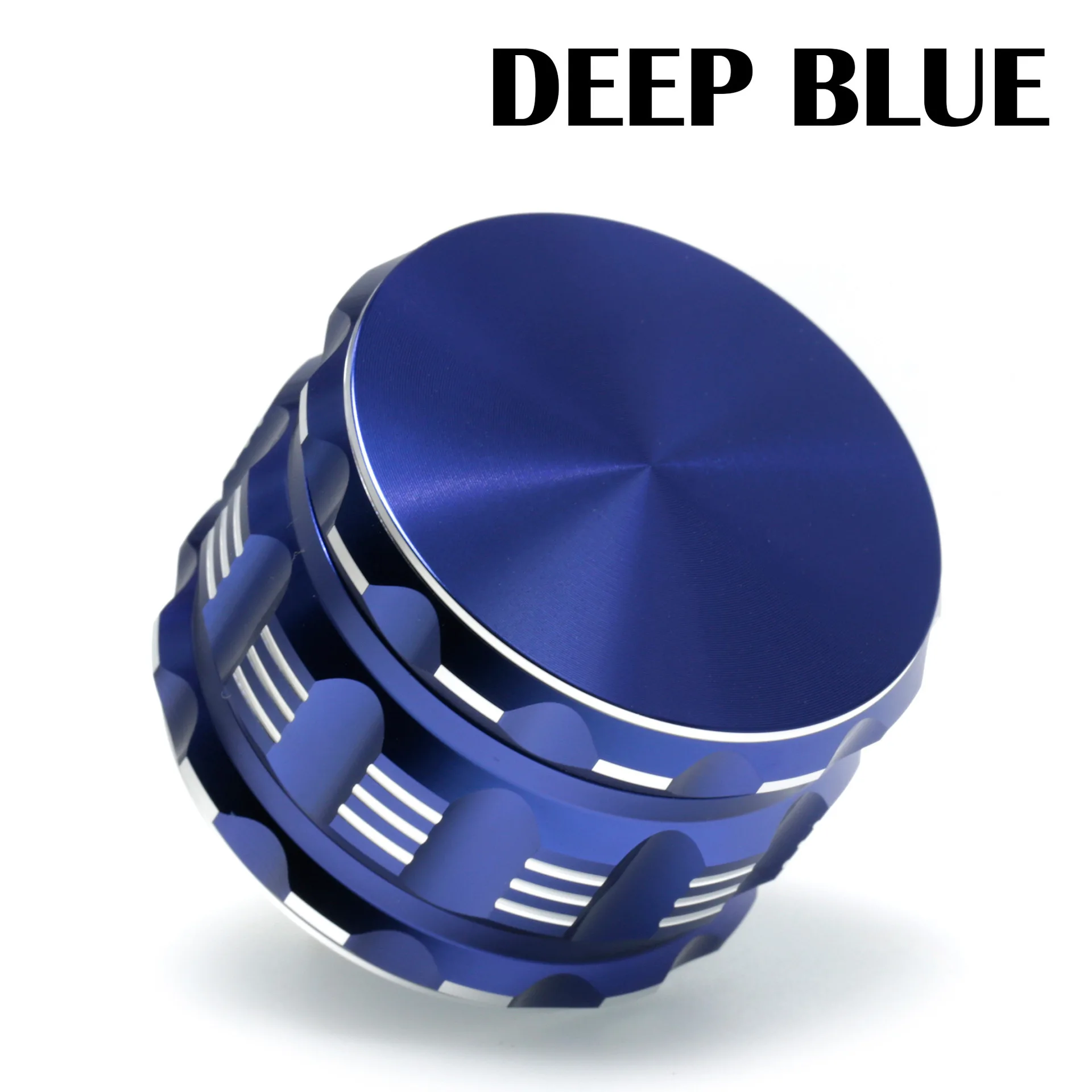 Polygon  Aluminum Alloy Grinder  Machine Aluminum 50x43mm 4 Layers Metal Herb Grinder custom logo