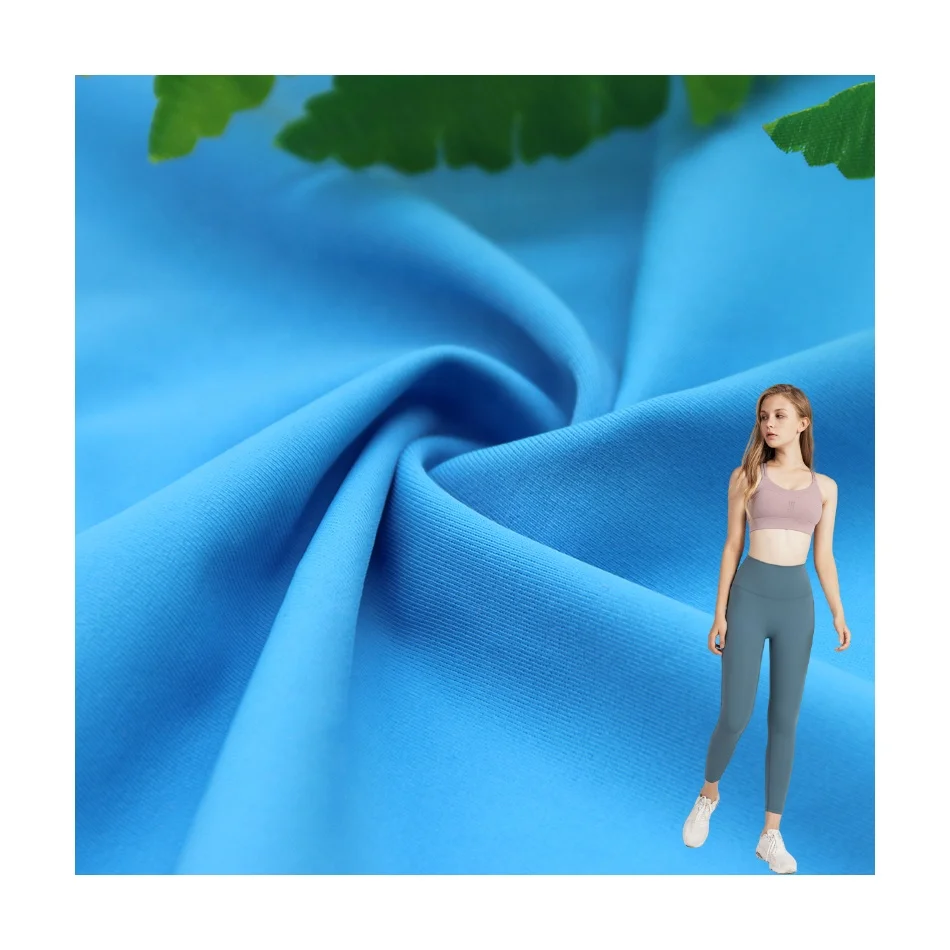 
 Текстиль DANLU, 95% полиэстер, 5% спандекс, влагоотводящий молочный шелк, трикотажная Спортивная Трикотажная Ткань для спортивной одежды  
