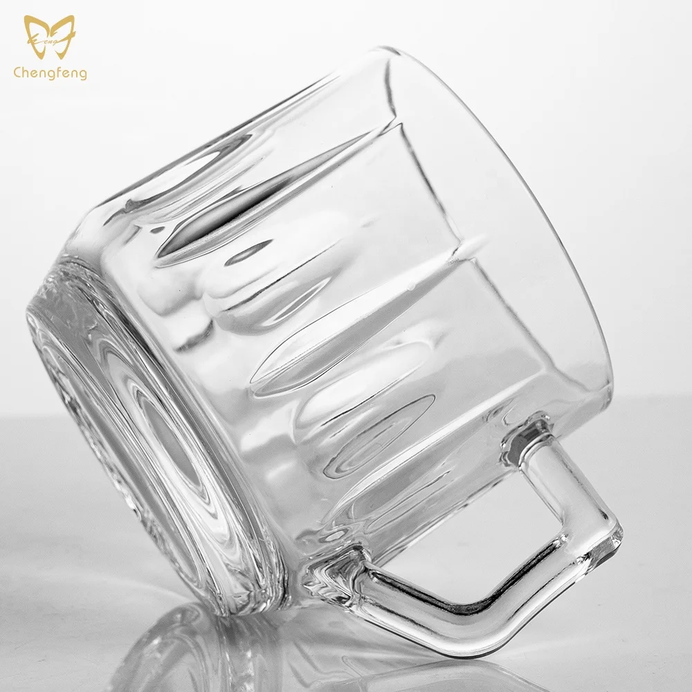 lead free glass mug for coffee tea coffee glass mug