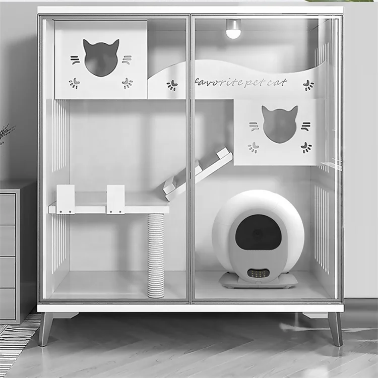 New design Electric litter box Cat Automatic cat litter box Smart Toilet WIFI control Smart toilet self cleaning Factory price