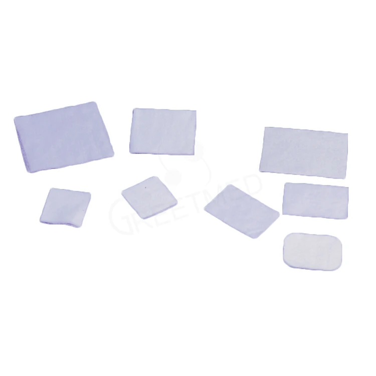 Hospital non adherent pad adhesive medical non woven wound dressing