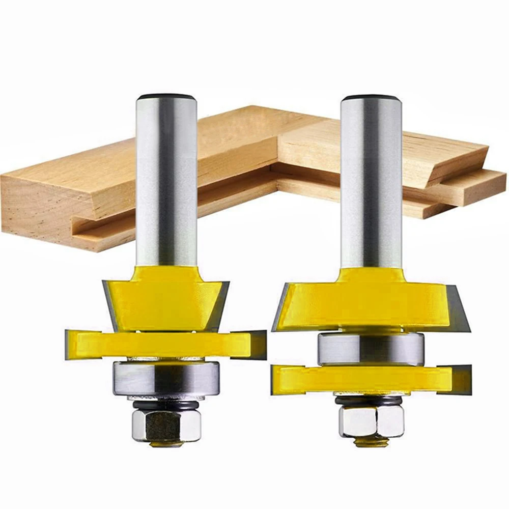 3pcs Tongue Groove Router Bits 1/2 Shank Raised Panel Cabinet Door Bit